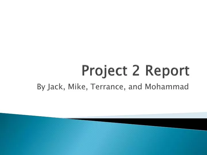 project 2 report