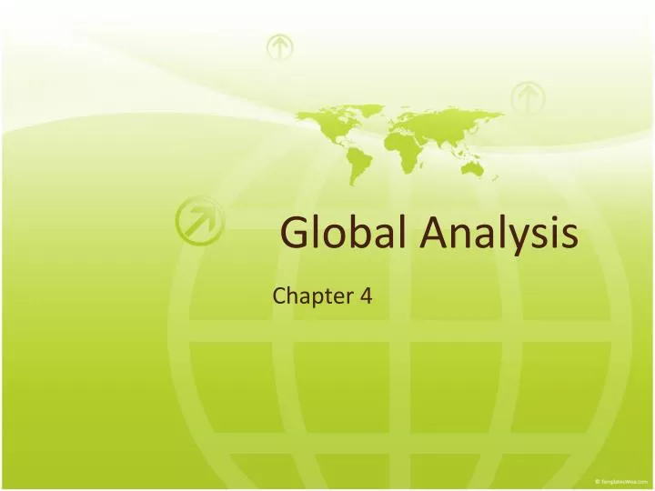 global analysis