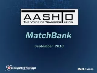 MatchBank September 2010