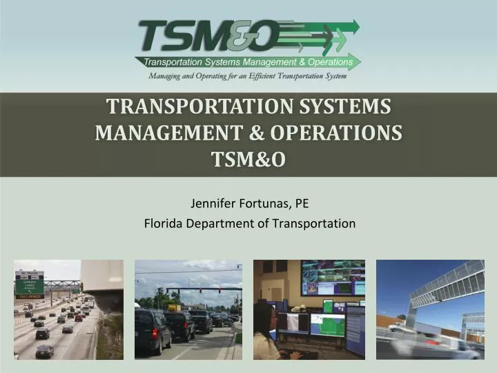 transportation systems management operations tsm o