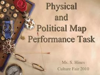 Physical and Political Map Performance Task