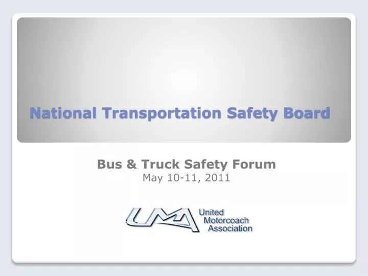 national transportation safety board