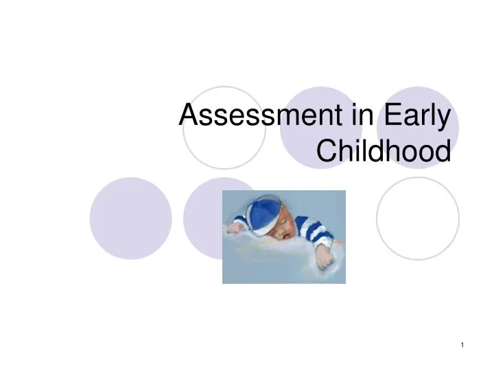 assessment in early childhood