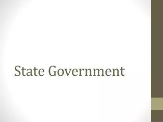 State Government