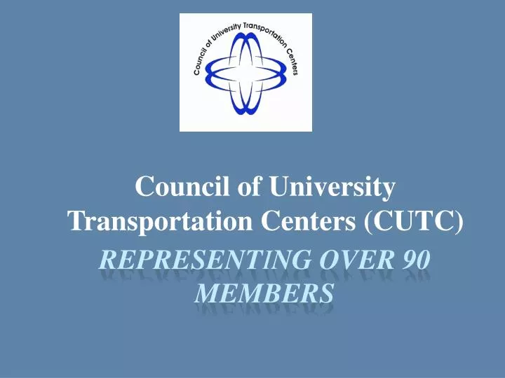 council of university transportation centers cutc