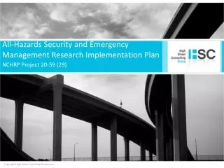 All-Hazards Security and Emergency Management Research Implementation Plan