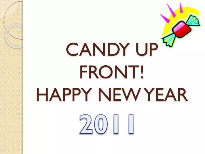 candy up front happy new year