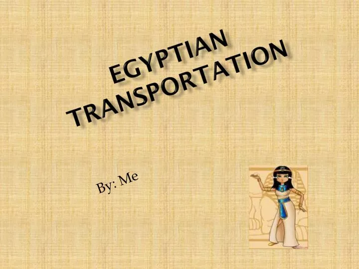 egyptian transportation