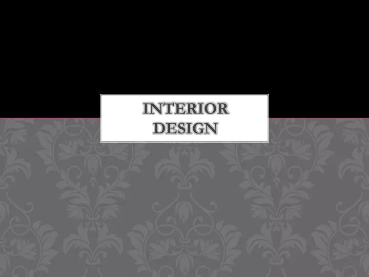 interior design