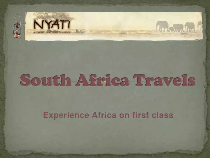 south africa travels