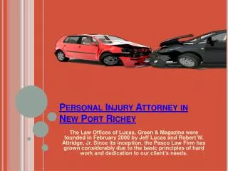 Injury Attorney New Port Richey