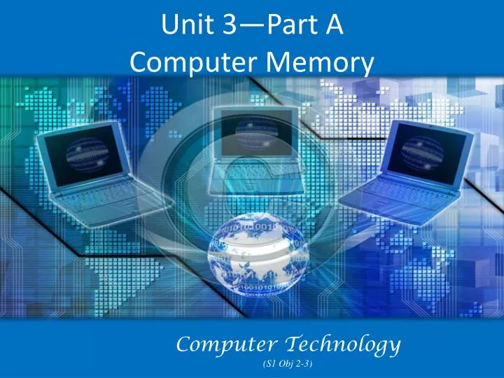 unit 3 part a computer memory
