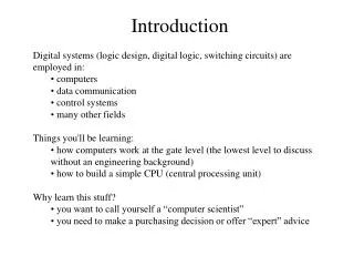 introduction