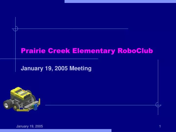 prairie creek elementary roboclub