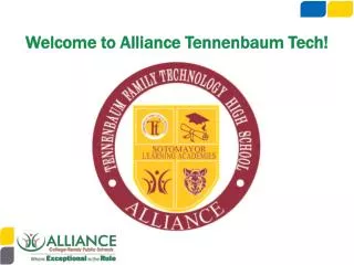 Welcome to Alliance Tennenbaum Tech!