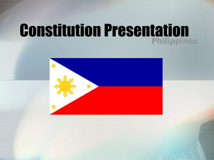 constitution presentation