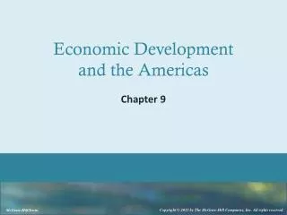 Economic Development and the Americas