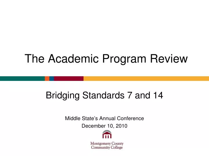 the academic program review