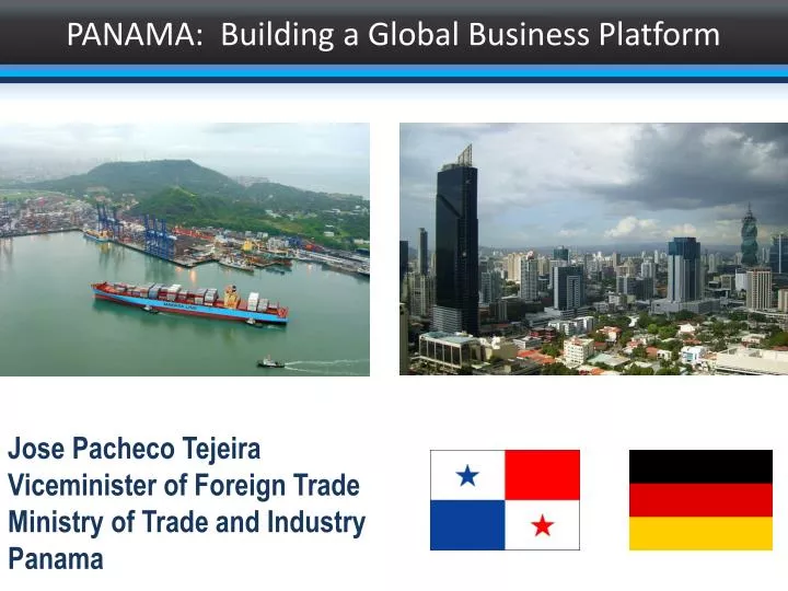 jose pacheco tejeira viceminister of foreign trade ministry of trade and industry panama