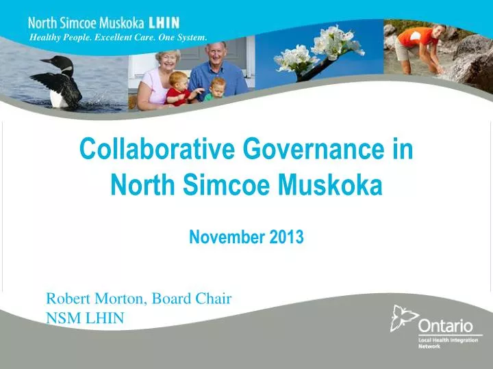collaborative governance in north simcoe muskoka november 2013