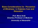 Retinopathy in correlation with Duration of DM - slide 1