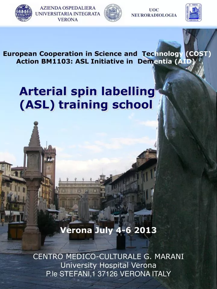 arterial spin labelling asl training school