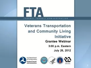 Veterans Transportation and Community Living Initiative