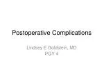 Postoperative Complications - slide 1