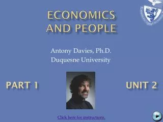 ECONOMICS AND PEOPLE