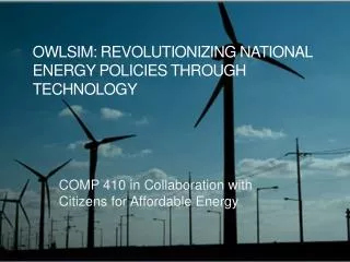OwlSim: Revolutionizing National Energy Policies Through Technology