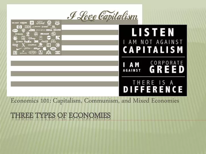 economics 101 capitalism communism and mixed economies