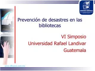 prevenci n de desastres en las bibliotecas