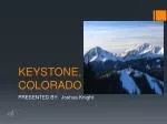 KEYSTONE, COLORADO - slide 1