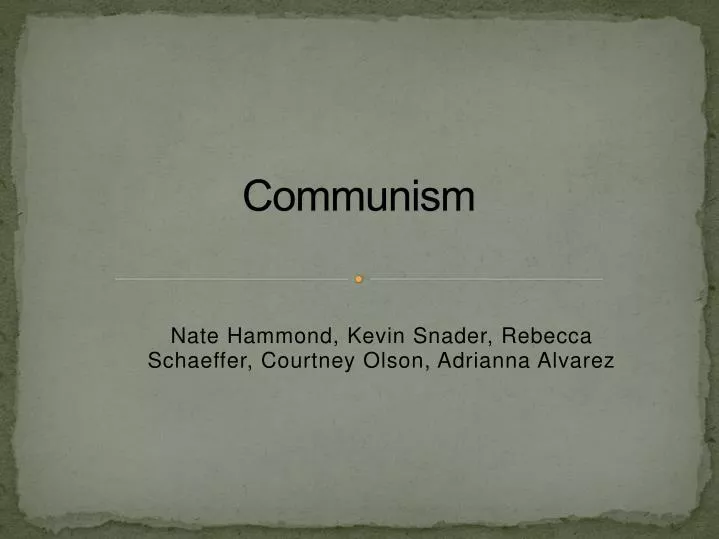 communism