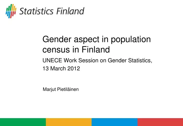 gender aspect in population census in finland