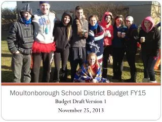 Moultonborough School District Budget FY15