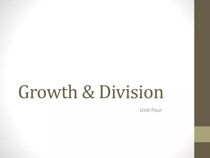 growth division