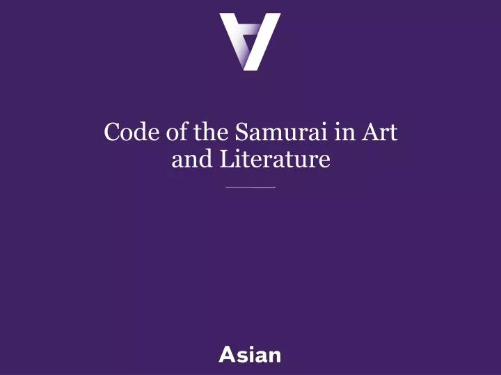 code of the samurai in art and literature