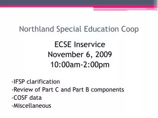 Northland Special Education Coop