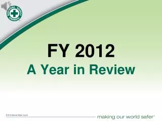 FY 2012 A Year in Review