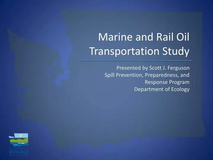 marine and rail oil transportation study