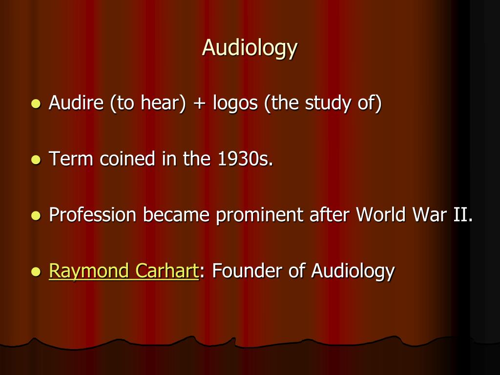 PPT - Audiology PowerPoint Presentation, free download - ID:2911846