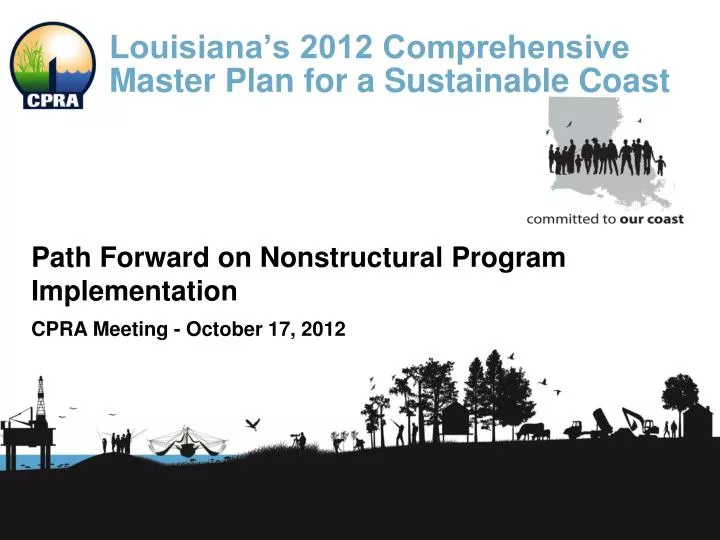 louisiana s 2012 comprehensive master plan for a sustainable coast
