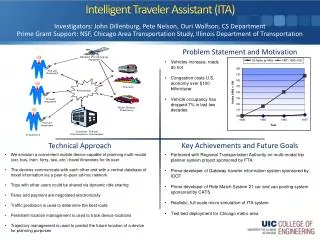 Intelligent Traveler Assistant (ITA)