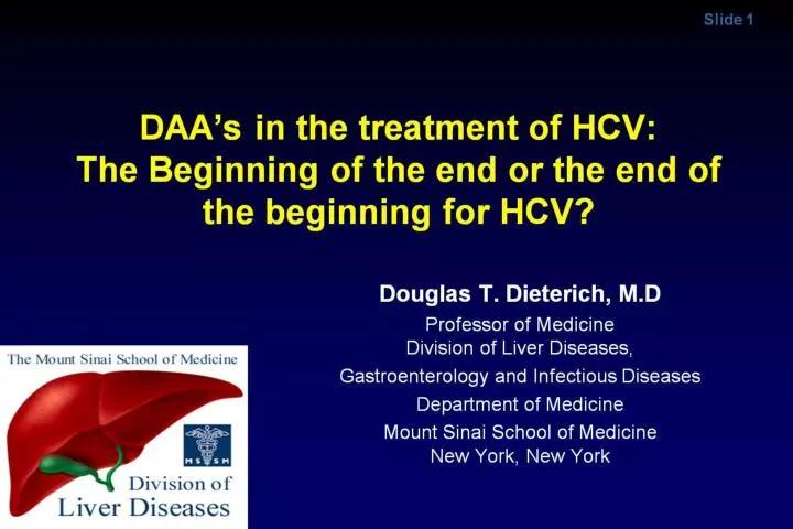 daa s in the treatment of hcv the beginning of the end or the end of the beginning for hcv