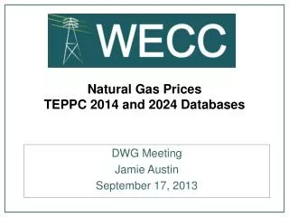 Natural Gas Prices TEPPC 2014 and 2024 Databases