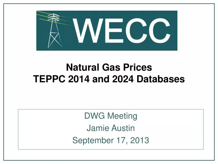 natural gas prices teppc 2014 and 2024 databases