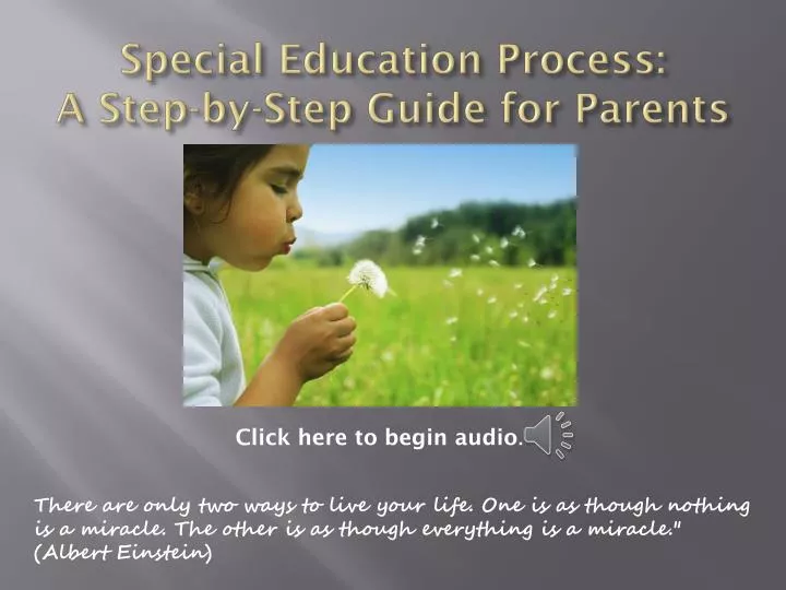 special education process a step by step guide for parents