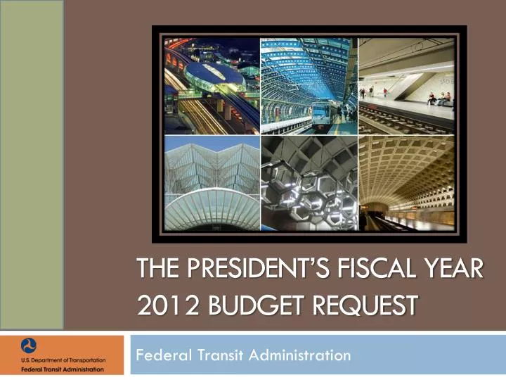 the president s fiscal year 2012 budget request