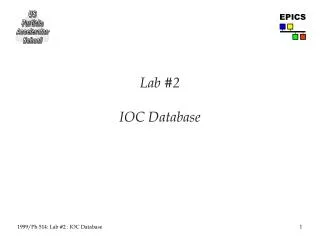 Lab #2 IOC Database